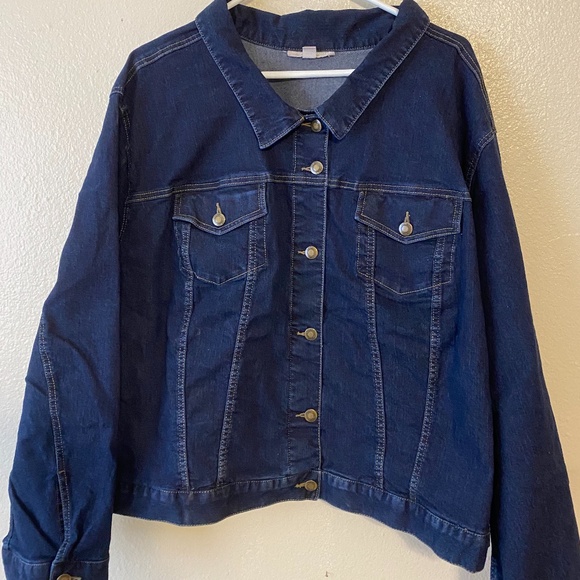 Woman Within Jean Jacket - Picture 2 of 4